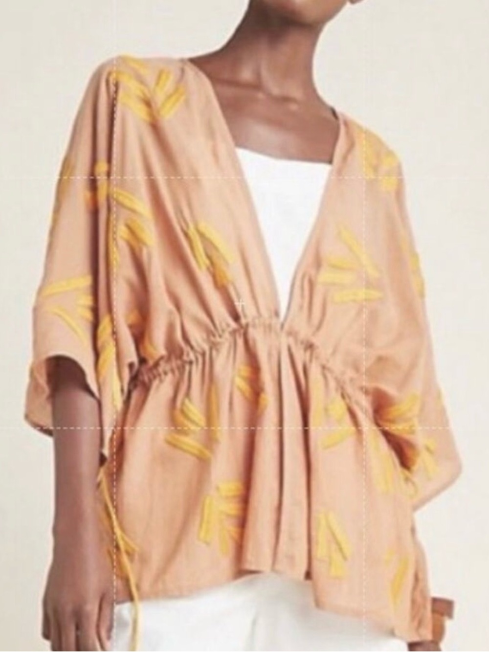 Maeve Embroidered Kimono Top